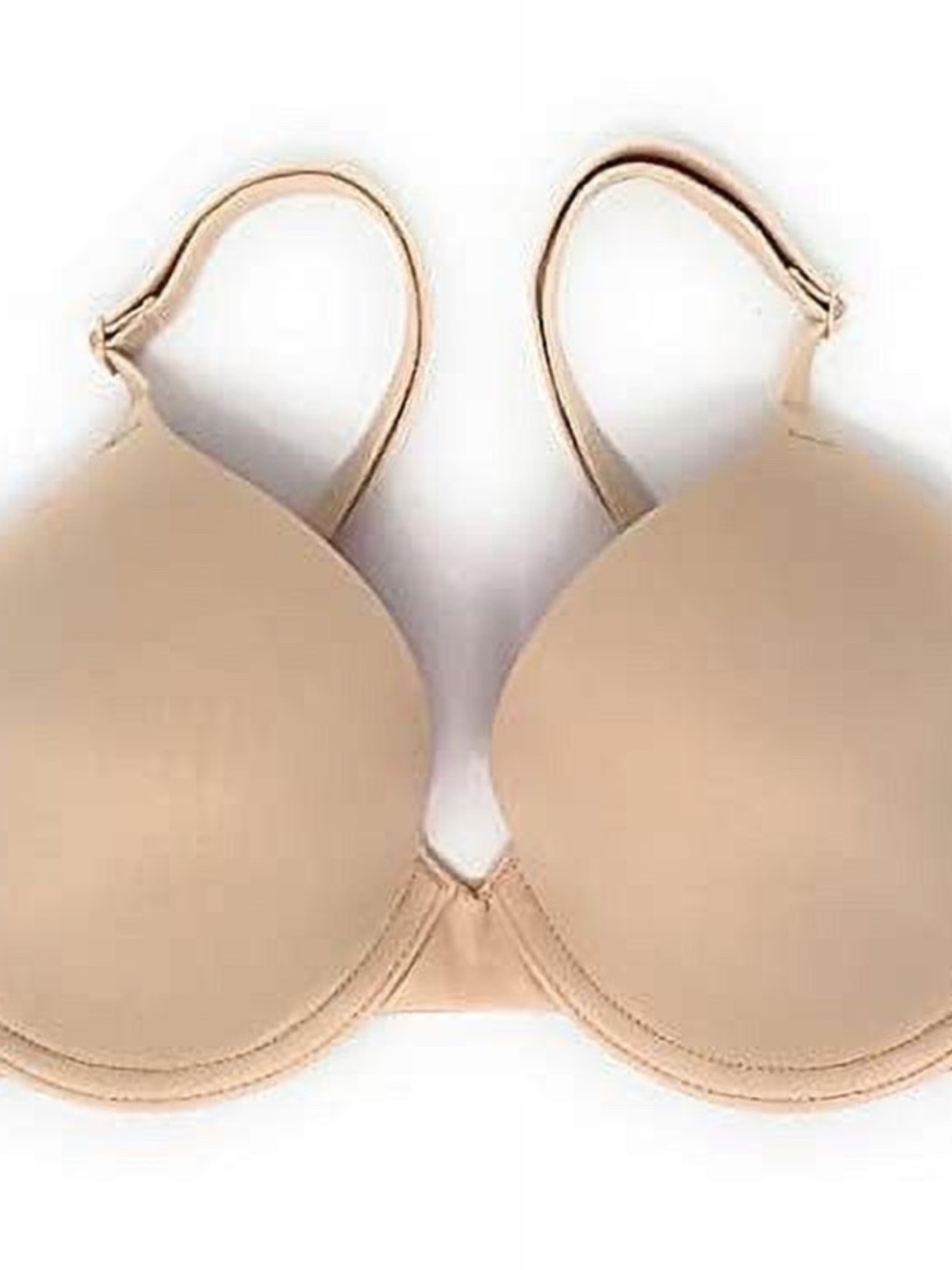 Lightly Lined Full-Coverage Smooth Victoria's Secret NUDE bra 34D NWT